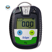 Máy đo khí đơn Drager Pac 8000 Cl2 (0– 20 ppm)